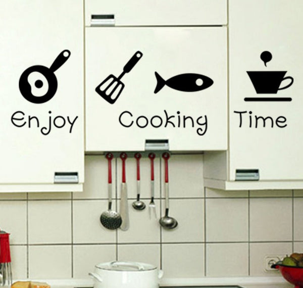 Creative DIY Wall Stickers Kitchen Decal Home